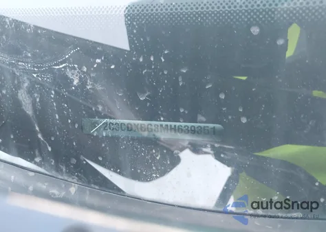 2021 Dodge Charger Sxt из США, поврежденный, VIN 2C3CDXBG8MH639351